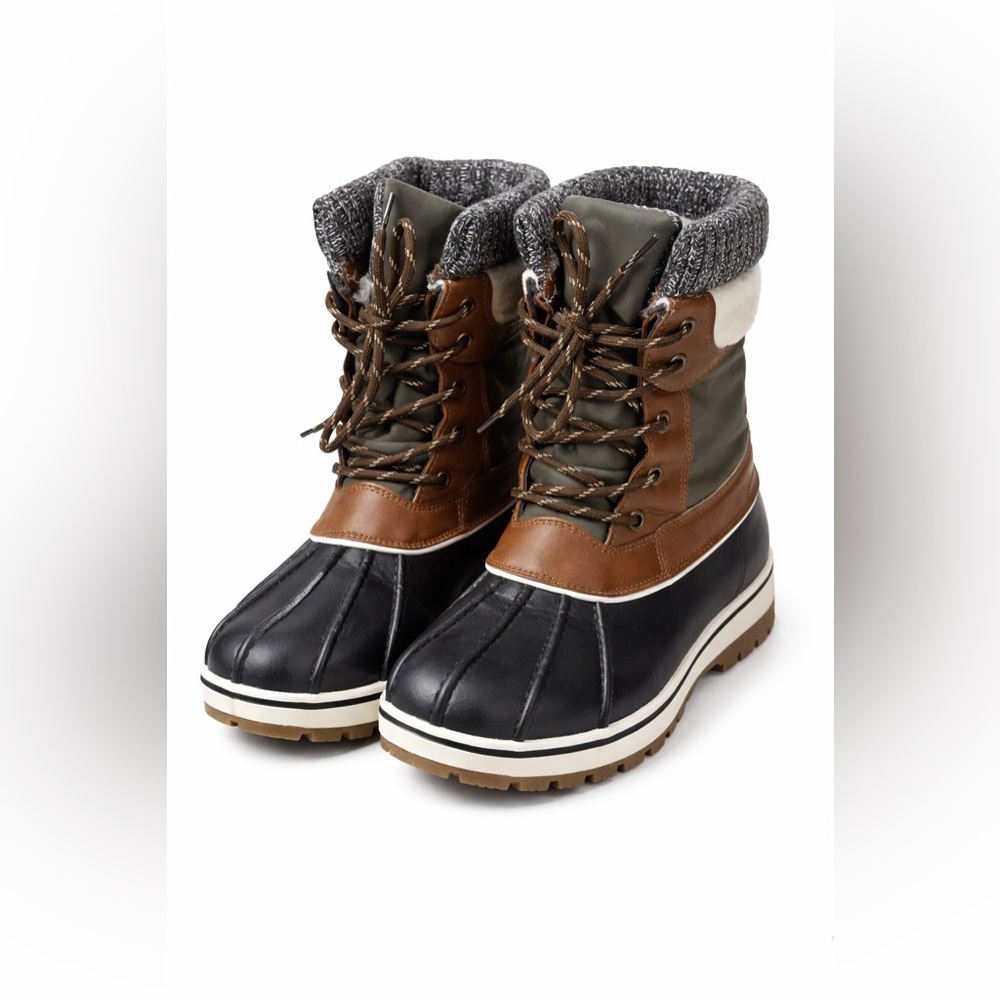 Dream Pairs Women Waterproof Winter Mid Calf Snow Boots, Size 8